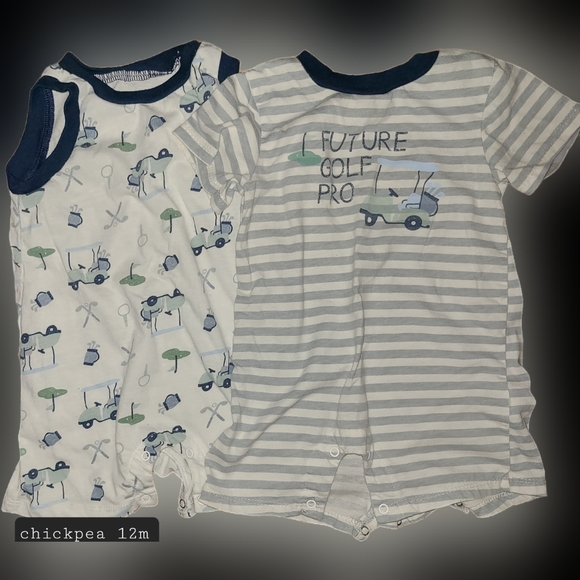 Boy Bundle Rompers - Picture 3 of 4